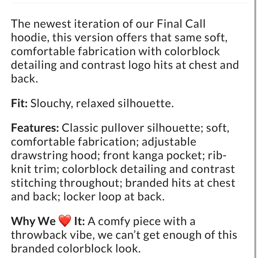Final Call Colorblock Logo Hoodie - Picture 5 of 7